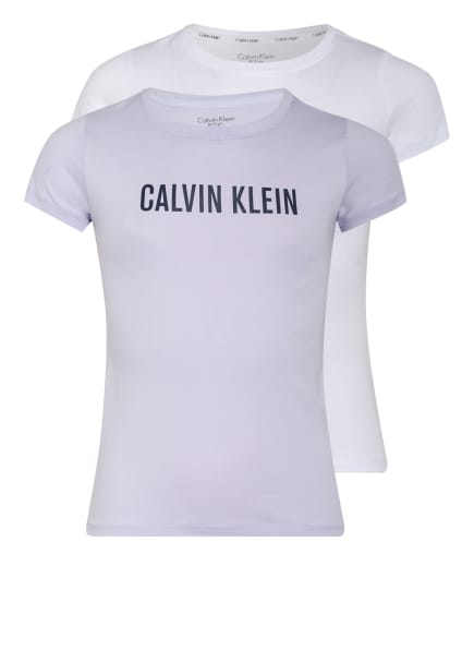 Calvin Klein 2er-Pack T-Shirts , Farbe: HELLLILA/ WEISS (Bild 1)