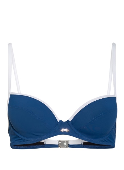MARYAN MEHLHORN Bügel-Bikini-Top SCOPE , Farbe: BLAU/ WEISS (Bild 1)