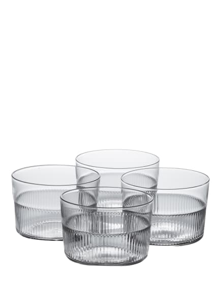 Marc O'Polo Set of 4 drinking glasses MOMENTS SMALL, Color: WHITE (Image 1)