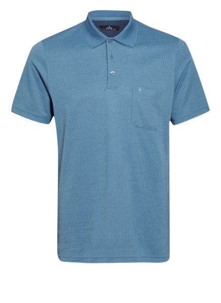 RAGMAN Piqué-Poloshirt, Farbe: BLAU (Bild 1)