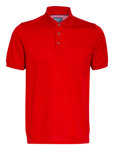 OLYMP Piqué-Poloshirt, Farbe: ROT (Bild 1)