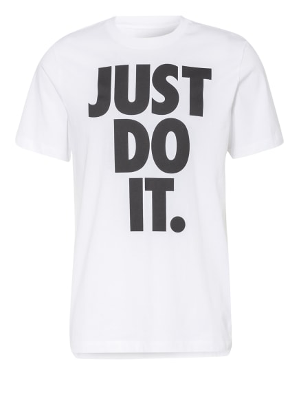 Nike T-Shirt SPORTSWEAR JUST DO IT, Farbe: WEISS/ SCHWARZ (Bild 1)