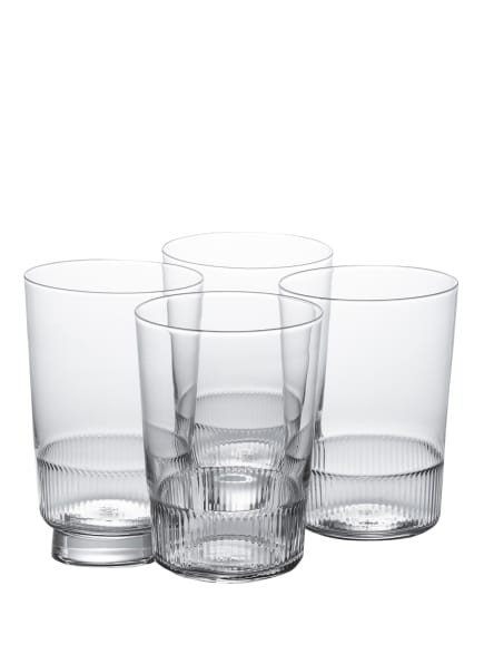 Marc O'Polo Set of 4 drinking glasses MOMENTS LARGE, Color: WHITE (Image 1)