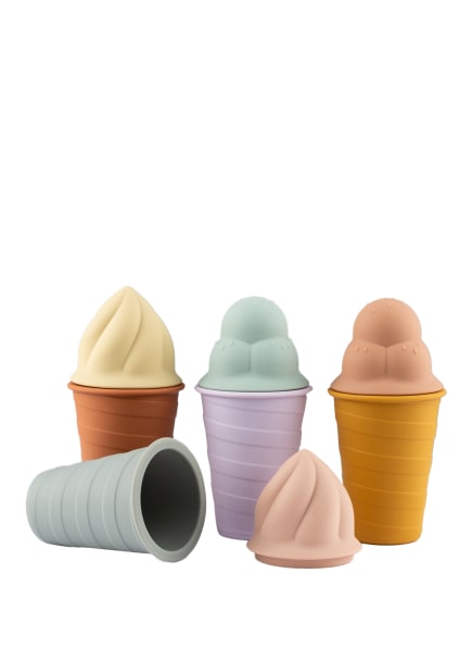 LIEWOOD 4er-Set Spielzeug, Farbe: HELLLILA/ MINT/ ORANGE (Bild 1)