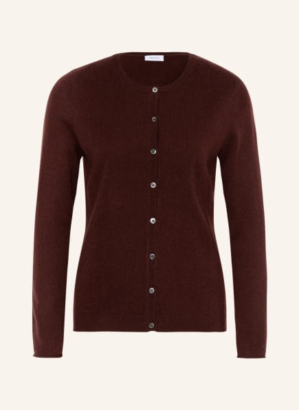darling harbour Strickjacke aus Cashmere, Farbe: DUNKELROT (Bild 1)