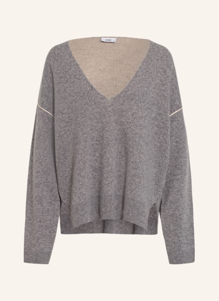 CLOSED Pullover, Farbe: GRAU/ DUNKELGRAU/ CREME (Bild 1)