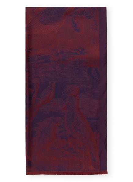 ETRO Schal mit Seide, Farbe: DUNKELBLAU/ DUNKELROT (Bild 1)