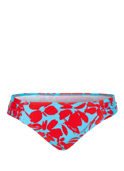 Hot Stuff Bikini-Hose SILHOUETTE, Farbe: HELLBLAU/ ROT (Bild 1)