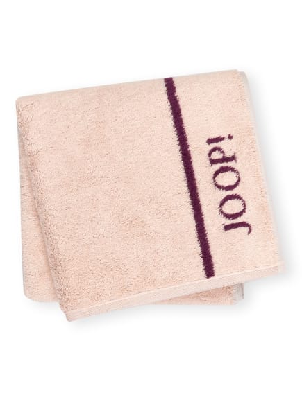 JOOP! Handtuch LINES, Farbe: NUDE/ DUNKELLILA (Bild 1)