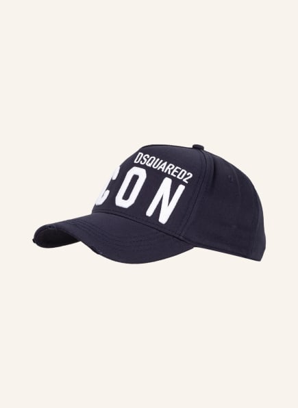 DSQUARED2 Cap ICON with embroidery, Color: DARK BLUE (Image 1)