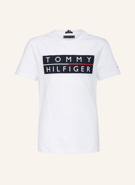 TOMMY HILFIGER T-Shirt, Farbe: WEISS/ DUNKELBLAU (Bild 1)