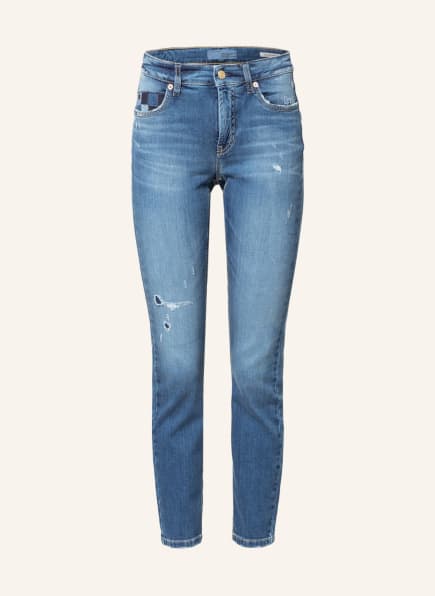 CAMBIO Skinny Jeans PARIS , Farbe: 5152 eco cosy mid used distressed (Bild 1)