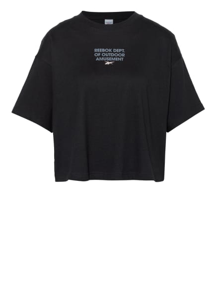 Reebok Oversized-Shirt CLASSICS CAMP GRAPHIC, Farbe: SCHWARZ (Bild 1)