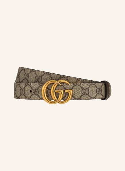GUCCI Reversible belt, Color: CREAM/ TAUPE (Image 1)