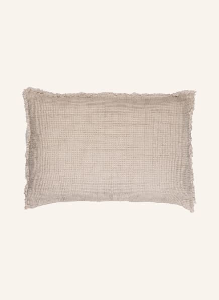 zoeppritz Decorative cushion cover HONEYBEE made of linen, Color: BEIGE (Image 1)