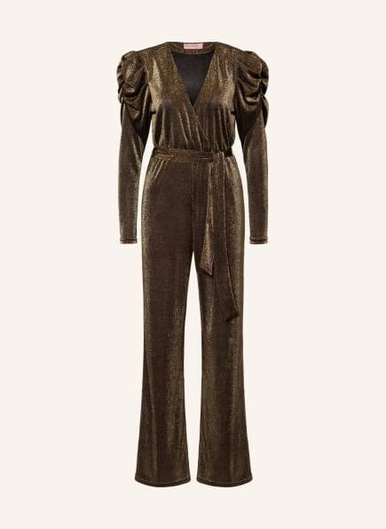 Freebird Jumpsuit with glitter thread, Color: BLACK/ GOLD (Image 1)