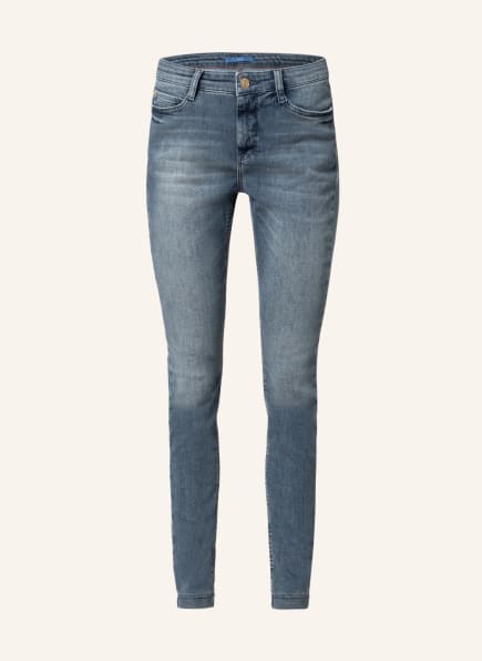 MAC Skinny Jeans SKINNY AUTHENTIC , Farbe: D556 high low green blue wash (Bild 1)