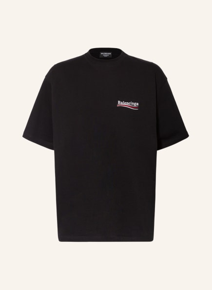 BALENCIAGA Oversized-Shirt, Farbe: SCHWARZ/ WEISS/ ROT (Bild 1)