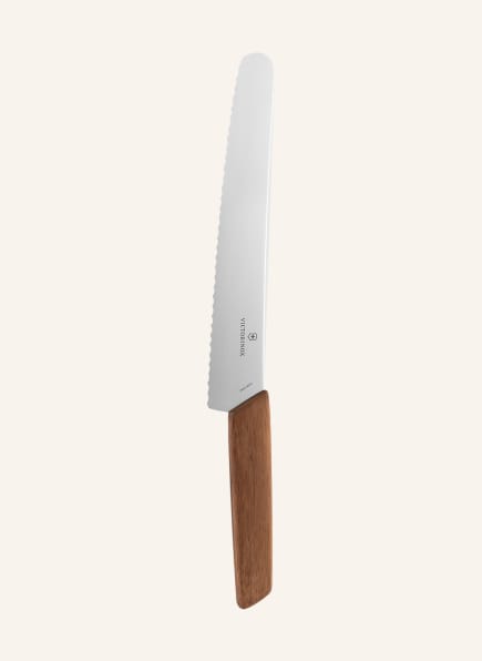 VICTORINOX Bread knife, Color: BROWN/ SILVER (Image 1)