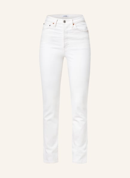 RE/DONE Jeans 80s SLIM STRAIGHT, Farbe: vintage white weiss (Bild 1)