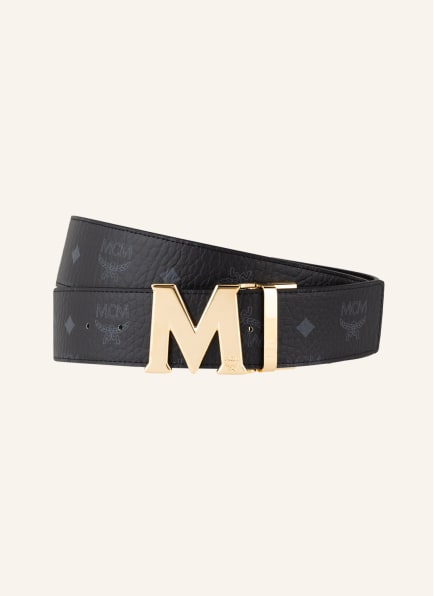 MCM Belt CLAUS reversible, Color: BLACK/ GRAY (Image 1)
