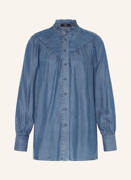 STEFFEN SCHRAUT Bluse in Jeansoptik, Farbe: BLAU (Bild 1)