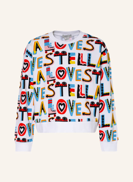 STELLA McCARTNEY KIDS Sweatshirt , Farbe: WEISS/ ROT/ HELLBLAU (Bild 1)