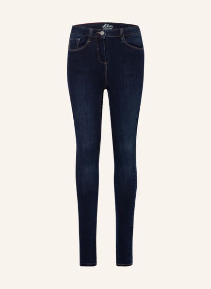 s.Oliver RED Jeans Skinny Fit, Farbe: DUNKELBLAU (Bild 1)