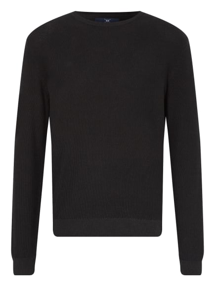 STROKESMAN'S Piqué-Pullover, Farbe: SCHWARZ (Bild 1)