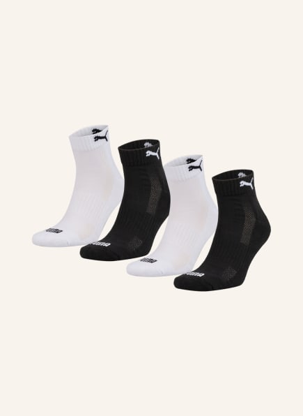 PUMA 4-packe socks EVERDAY, Color: 001 BLACK WHITE (Image 1)