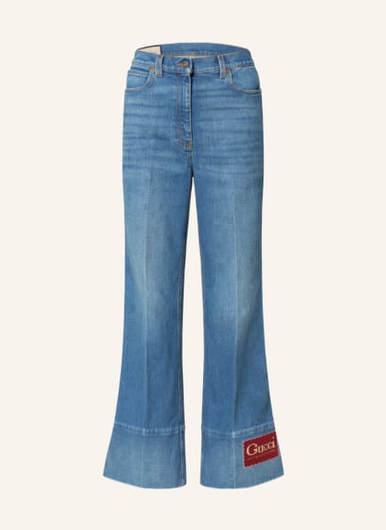 GUCCI Flared jeans, Color: 4759 DARK BLUE/MIX (Image 1)