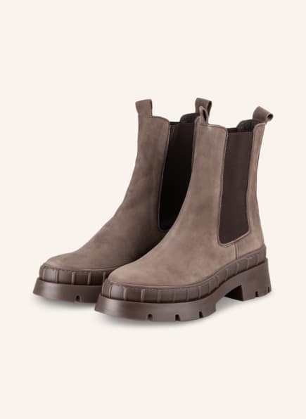 Mrs & HUGS Chelsea-Boots, Farbe: BRAUN (Bild 1)