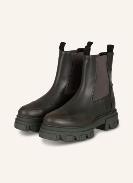 Mrs & HUGS Chelsea-Boots, Farbe: DUNKELGRÜN (Bild 1)