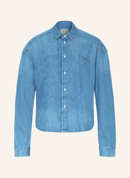 POLO RALPH LAUREN Bluzka jeansowa, Kolor: NIEBIESKI (Obrazek 1)