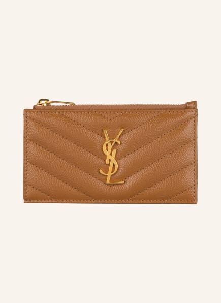 ysl card holder white