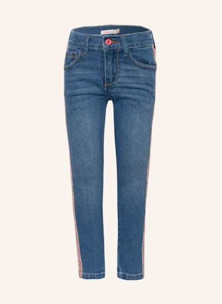 Billieblush Jeans Skinny Fit mit Galonstreifen, Farbe: Z25 DOPPELSTEIN+BÜRSTE (Bild 1)