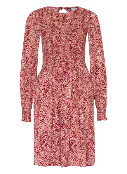 MOSS COPENHAGEN Kleid MADELINA, Farbe: DUNKELROT/ ROSA/ BEIGE (Bild 1)