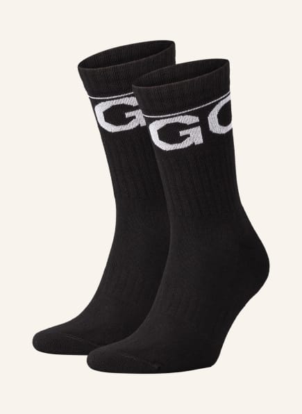 HUGO 2er-Pack Socken, Farbe: 001 BLACK (Bild 1)