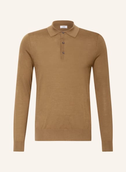 CLOSED Strick-Poloshirt, Farbe: CAMEL (Bild 1)