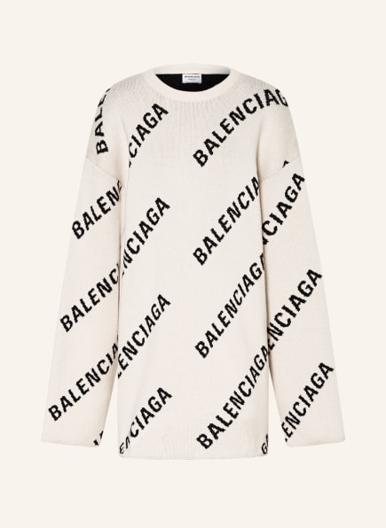 Balenciaga Oversized-Pullover weiss