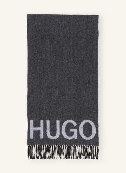 HUGO Schal, Farbe: DUNKELGRAU/ HELLGRAU (Bild 1)