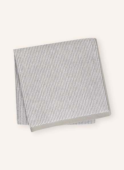 Marc O'Polo Bath towel TIMELESS STRIPE, Color: GRAY/ WHITE (Image 1)