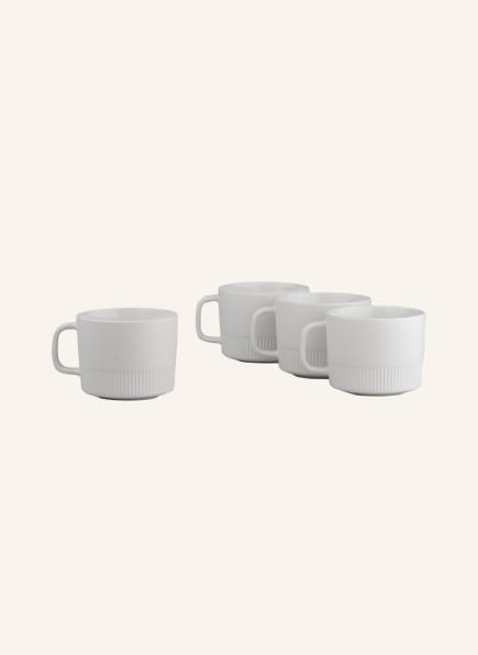 Marc O'Polo Set of 4 Mugs MOMENTS, Color: WHITE (Image 1)