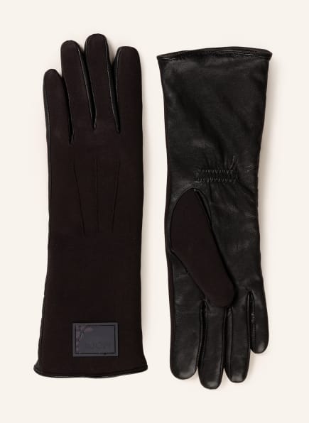 JOOP! Handschuhe im Materialmix , Farbe: SCHWARZ (Bild 1)