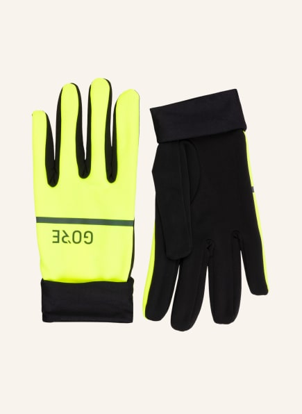 GORE RUNNING WEAR Multisport-Handschuhe R3, Farbe: NEONGELB/ SCHWARZ (Bild 1)