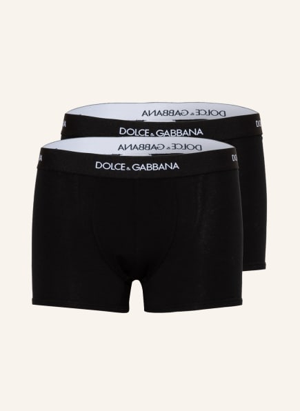DOLCE & GABBANA 2er-Pack Boxershorts mit Geschenkbox, Farbe: SCHWARZ (Bild 1)