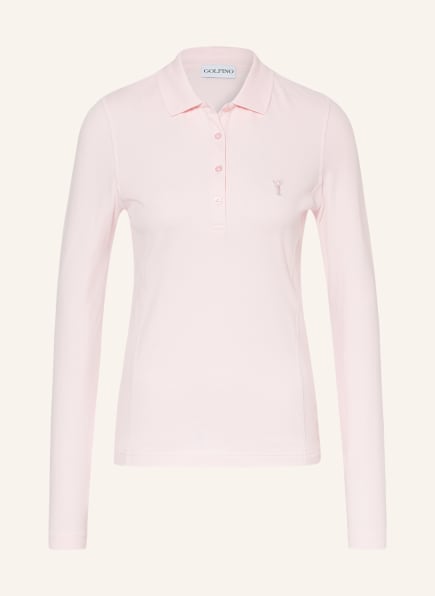 GOLFINO Piqué-Poloshirt mit UV-Schutz 50, Farbe: ROSA (Bild 1)