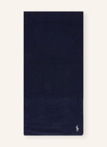 POLO RALPH LAUREN Set: Schal und Mütze , Farbe: DUNKELBLAU/ GRAU (Bild 1)