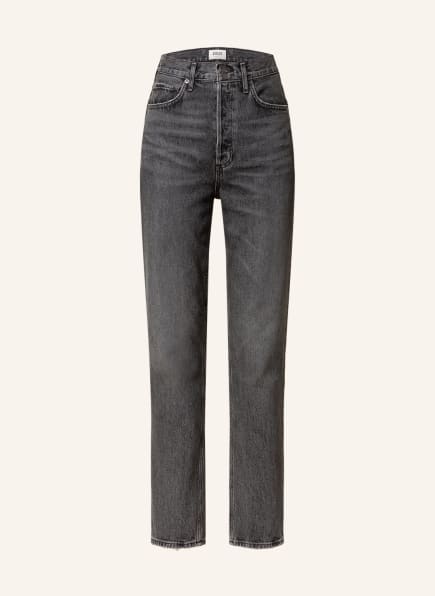 AGOLDE Straight Jeans 90S PINCH WAIST, Farbe: UNDERGROUND (WASHED BLACK) UNDERGROUND (WASHED BLACK) (Bild 1)