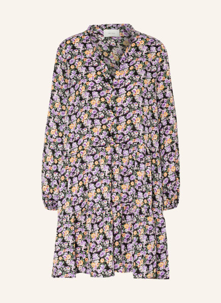 NEO NOIR Kleid FEDERICA, Farbe: SCHWARZ/ LILA/ GRÜN (Bild 1)